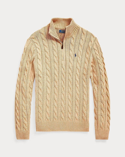 Elegxnce® - Polo RL Ribbestrikket Bomullssweater